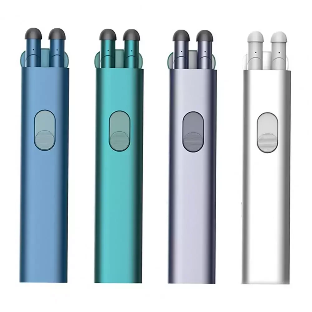 

TWS Bluetooth-compatible 5.2 Earphones Foldable Touch Control Digital Display Stereo In-ear Earbuds for Sports