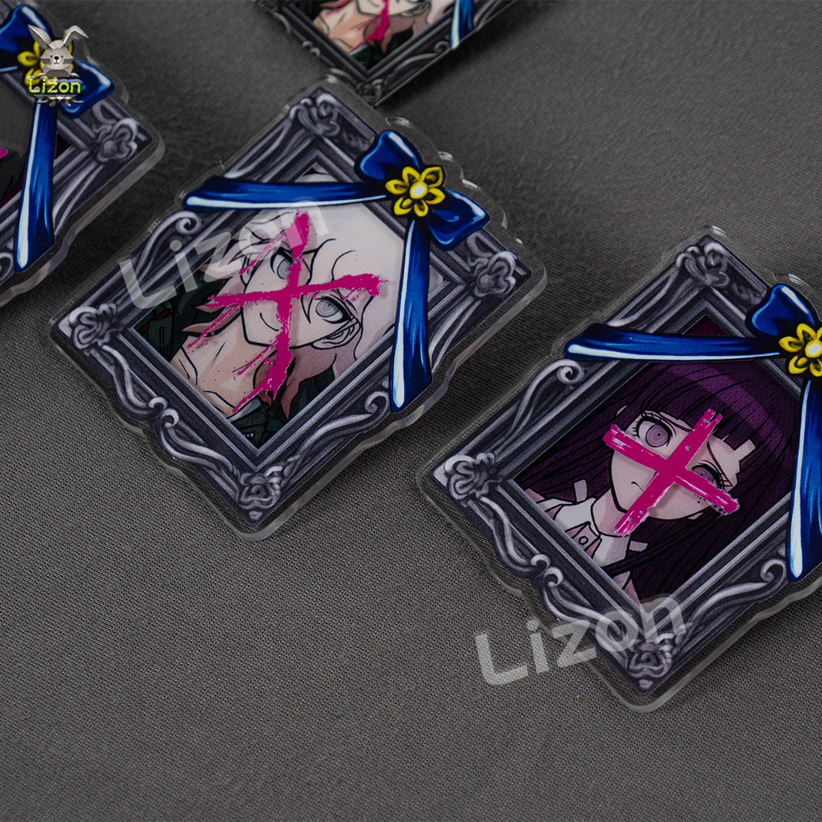 Аниме значок Danganronpa портрет акриловая подвеска Kokichi Ouma Chiaki Nanami аксессуары для