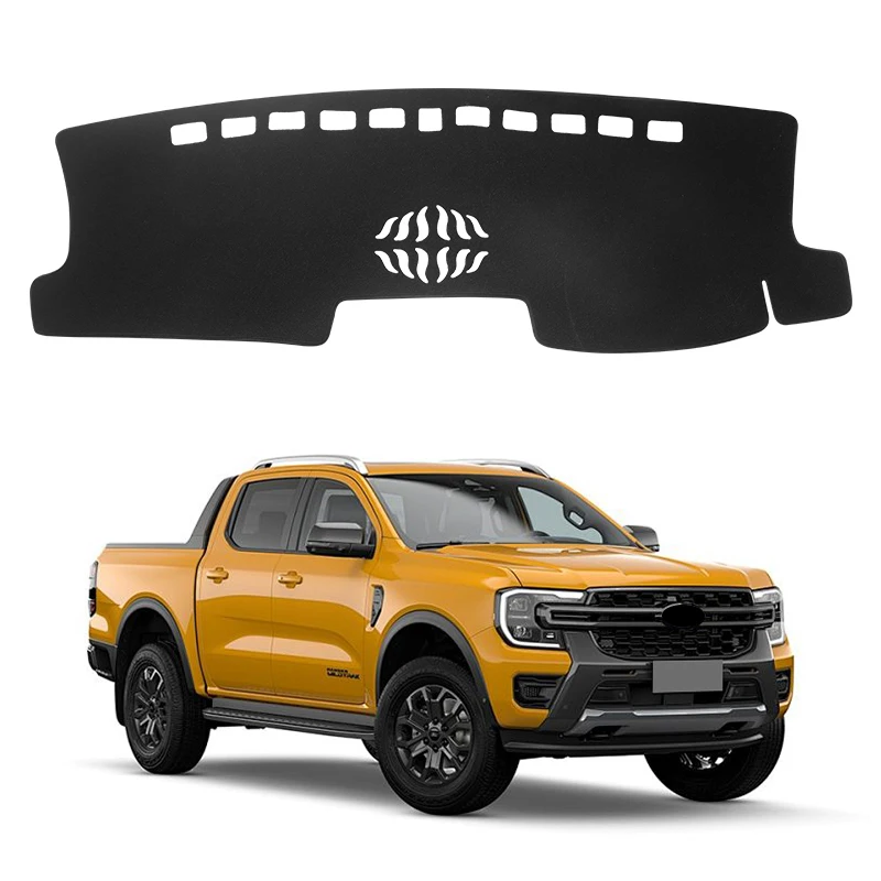 

Для Ford Ranger T9 2023 2024, защитный чехол для приборной панели, коврик для приборной панели, светозащитный ковер