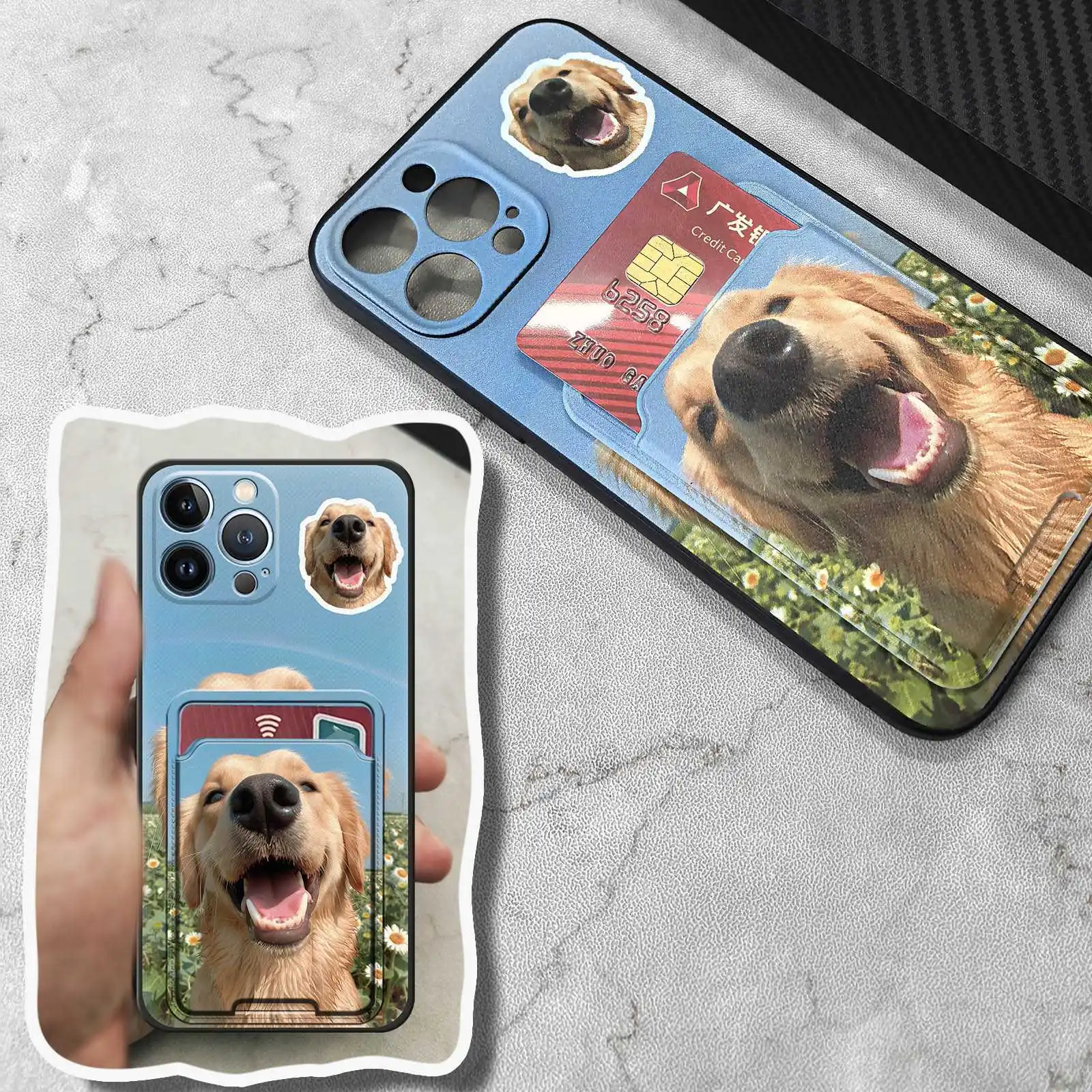 Фото Прочный грязеотталкивающий чехол для телефона Sony Xperia 10 V 2023, задняя крышка из ТПУ, слот для карт, защитный граффити с мультяшным рисунком №2