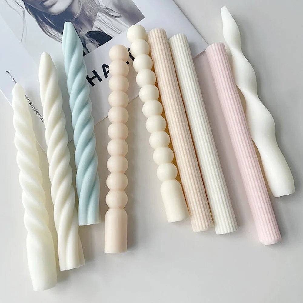 Сделай Сам Полоска конусная свеча фотоэлемент стержень Восковая Палочка формы