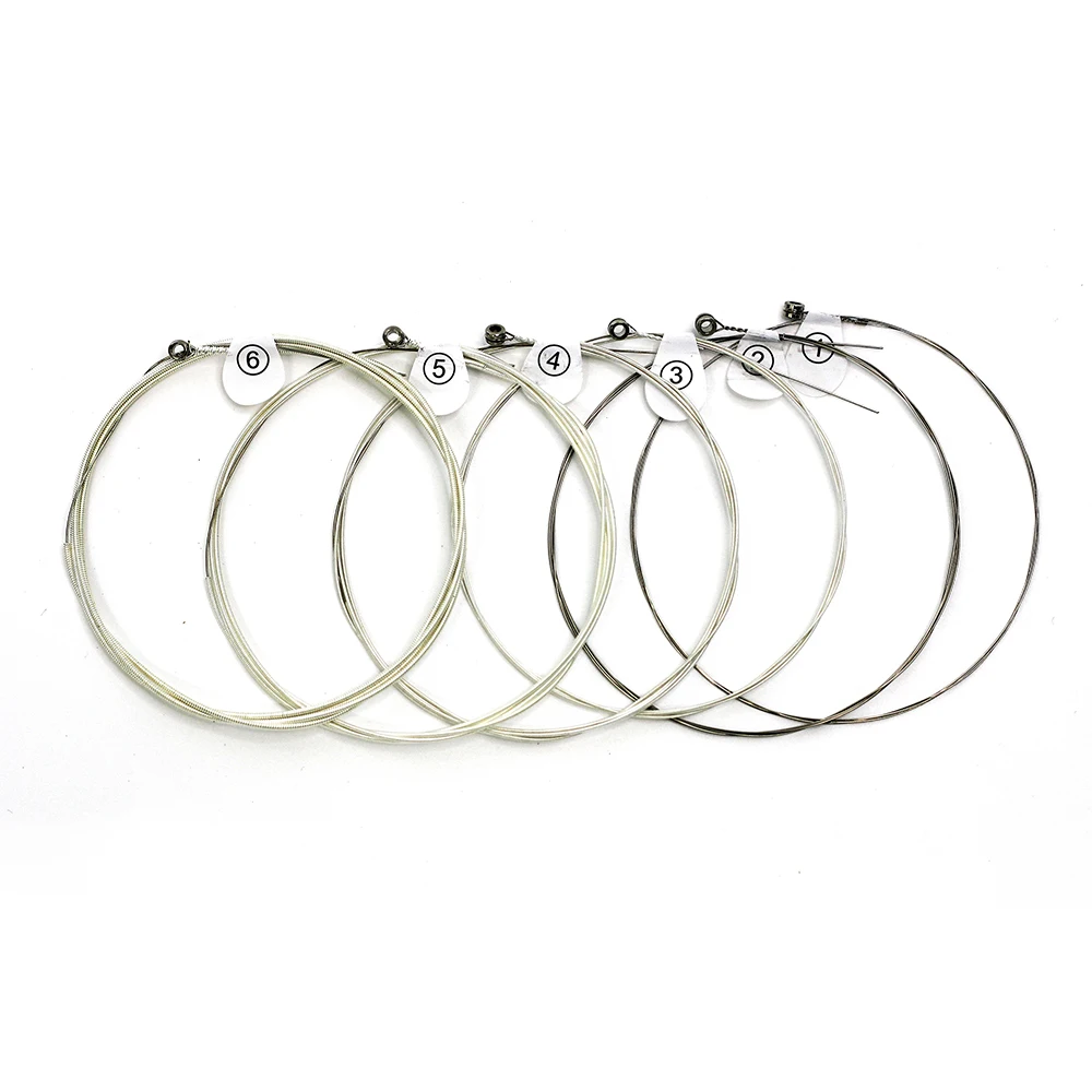 Струны для акустической гитары Ziko шестигранный сердечник из углеродистой стали