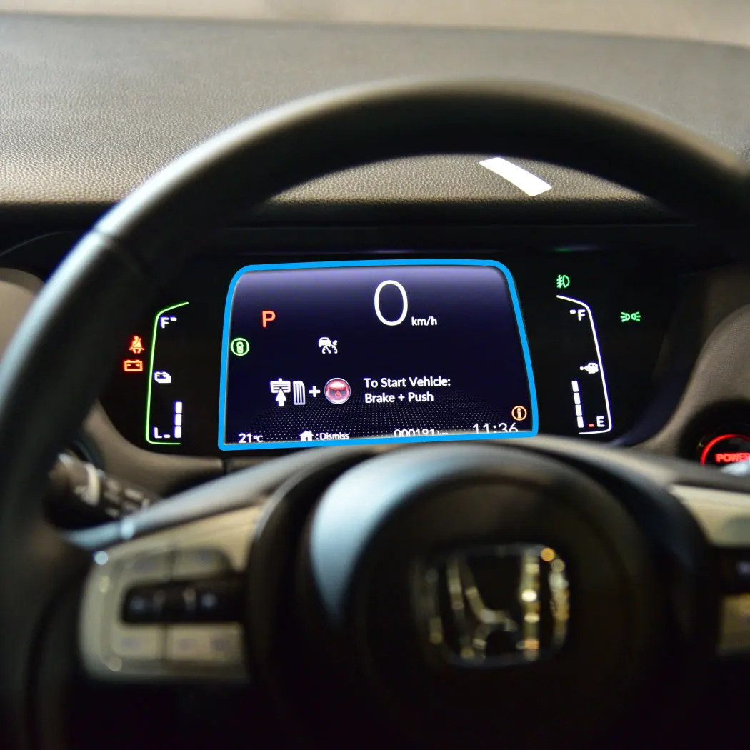 

Защитная пленка для автомобильной приборной панели для Honda Jazz HEV 2021 2022 дюйма, зеркальная защитная пленка для ЖК-экрана, аксессуары