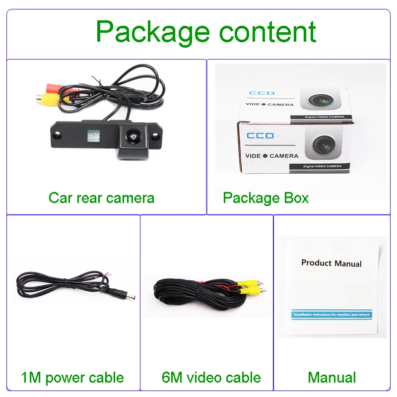 180 градусов 1080P HD AHD ночного видения Автомобильная резервная камера заднего вида