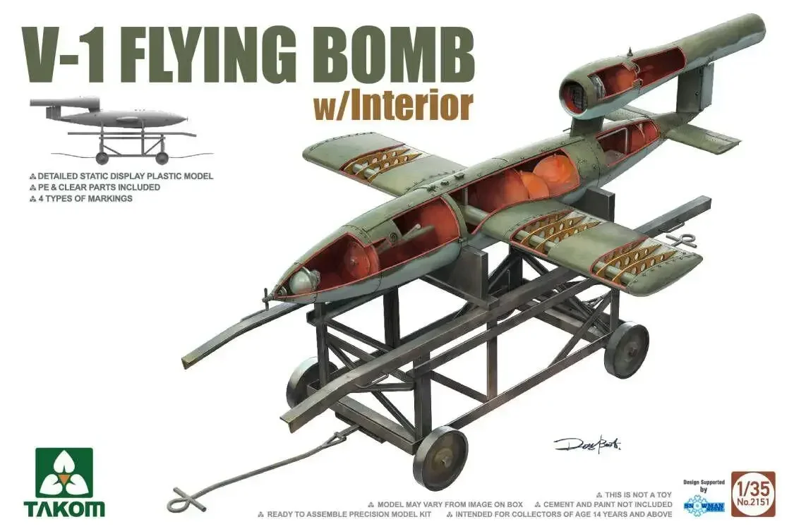 Takom 2151 Масштаб 1/35 V-1 FLYING BOMB с интерьером