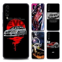 phone case for samsung a10 a20 a30 a30s a40 a50 a60 a70 a90 5g a7 a8 2018 silicone case cover luxury car 86 evo jdm mustang