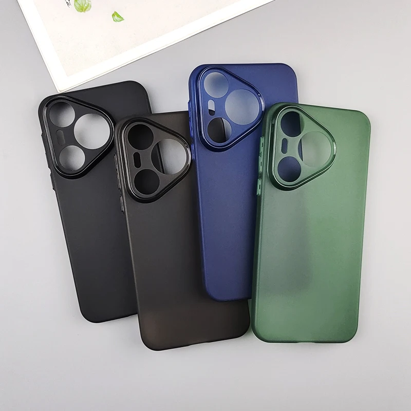 Фото Ультратонкий матовый чехол из ТПУ с защитой от отпечатков пальцев для Huawei Pura 70 P70 P60 Art P50 P50E P40 Pro Plus Ultra Lite, задняя крышка №2