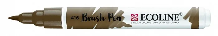 Маркер акварельный Ecoline кисть №416 Сепия |