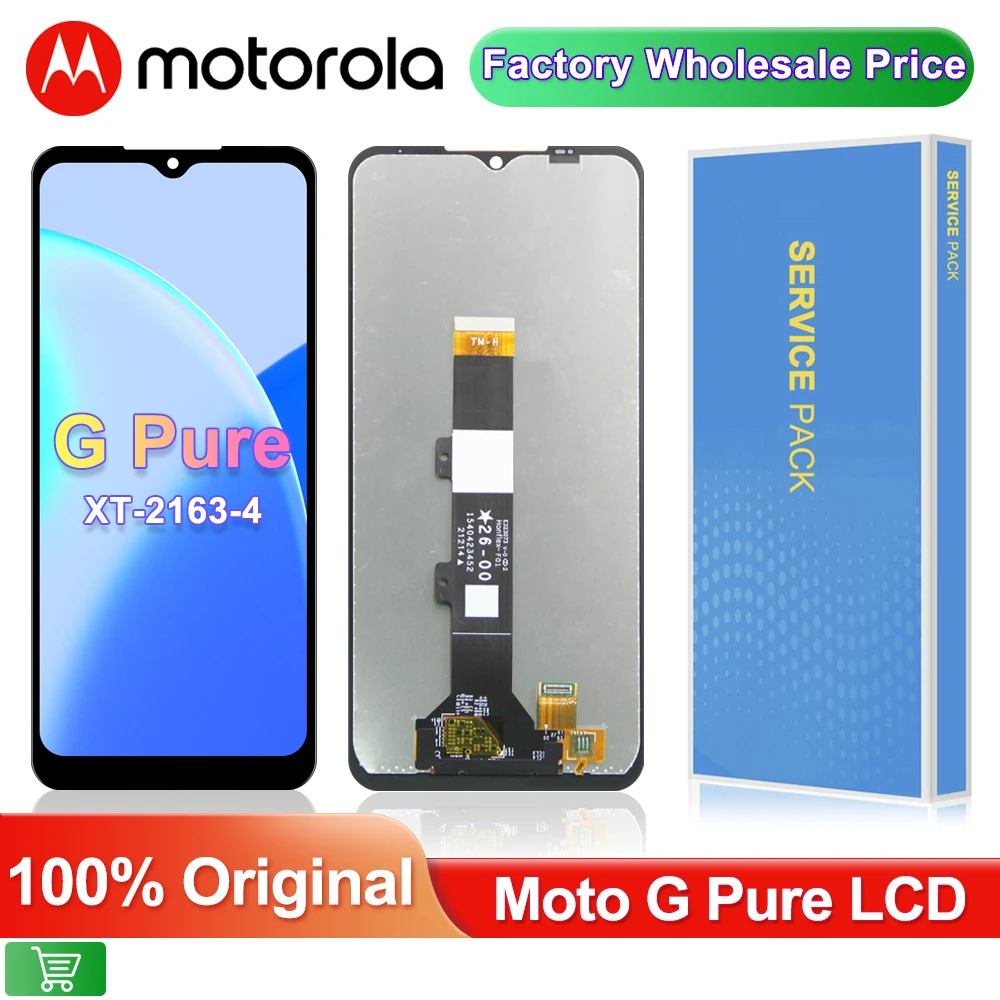 

6.5" Original For Motorola MOTO G Pure LCD Display Digitizer Assembly Replacement For Moto G Pure XT-2163-4, XT2163-4 LCD Screen