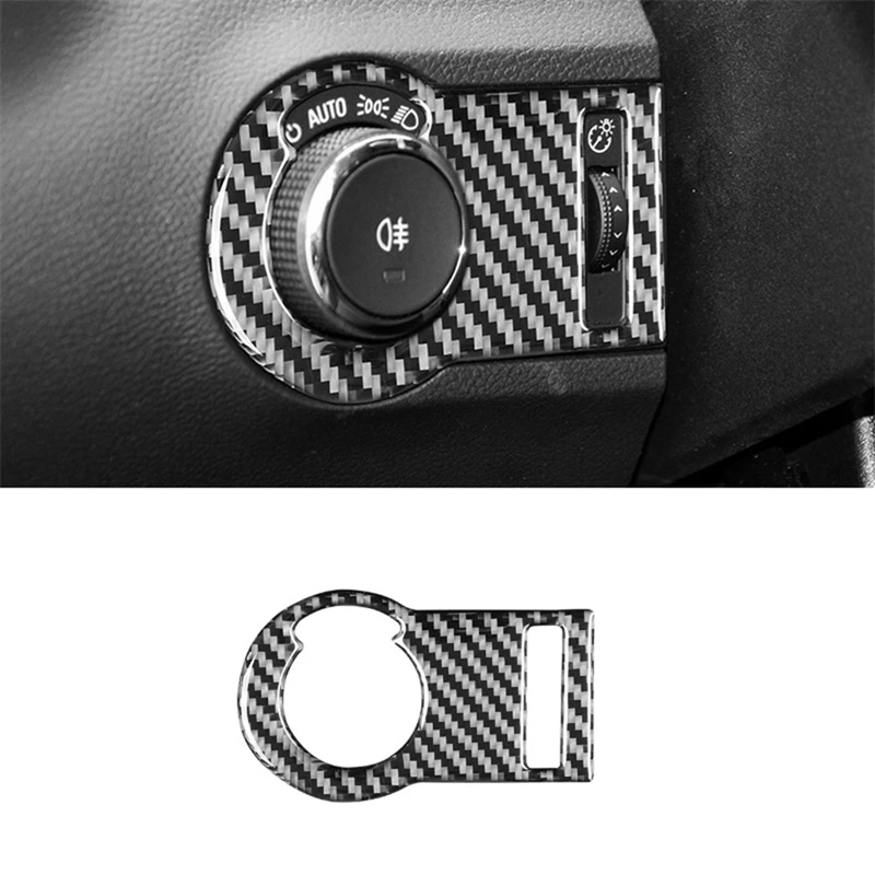 Углеродное волокно для Chevrolet Camaro 2010-2015 кнопка включения фар накладка аксессуары