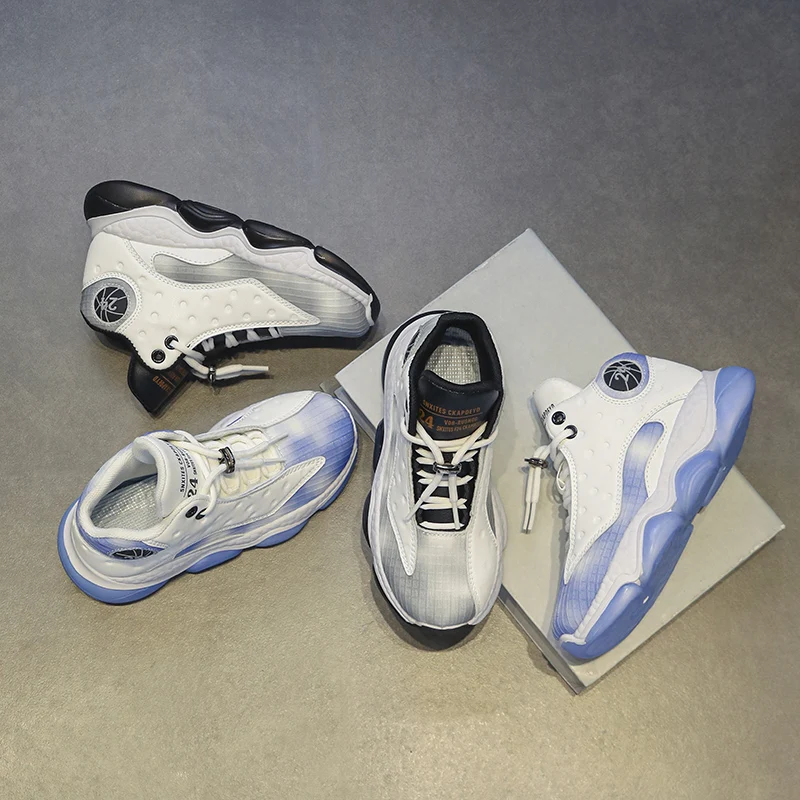 Boys' Shoes Spring and Autumn Anti-skid Wear-resistant Big Sole Children's Basketball Shoes Sports Shoes Children's Casual Shoes