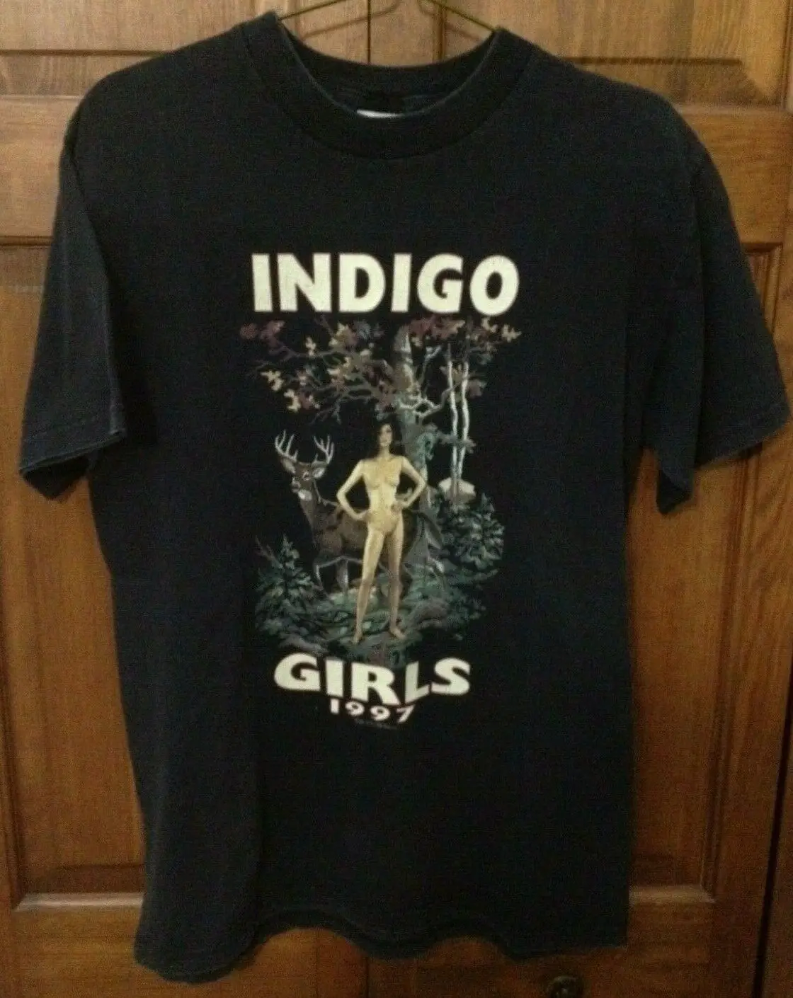 Футболка для девочек цвета индиго 1997 (XL) Черная | Футболки на заказ