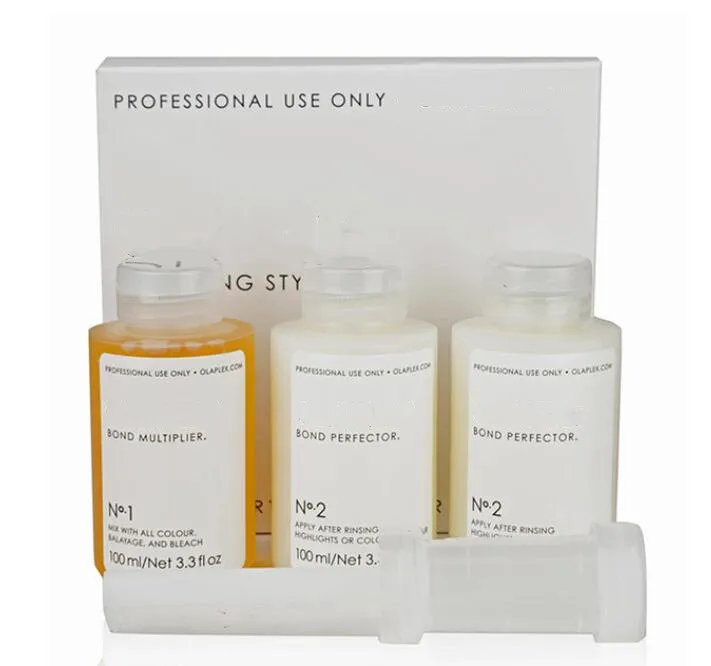 No.1 Bond Multiplier No.2 Bond Perfector Stand Alone Professional Hair Treatment 3Pcs/Set Hair Oil Hair Treatment