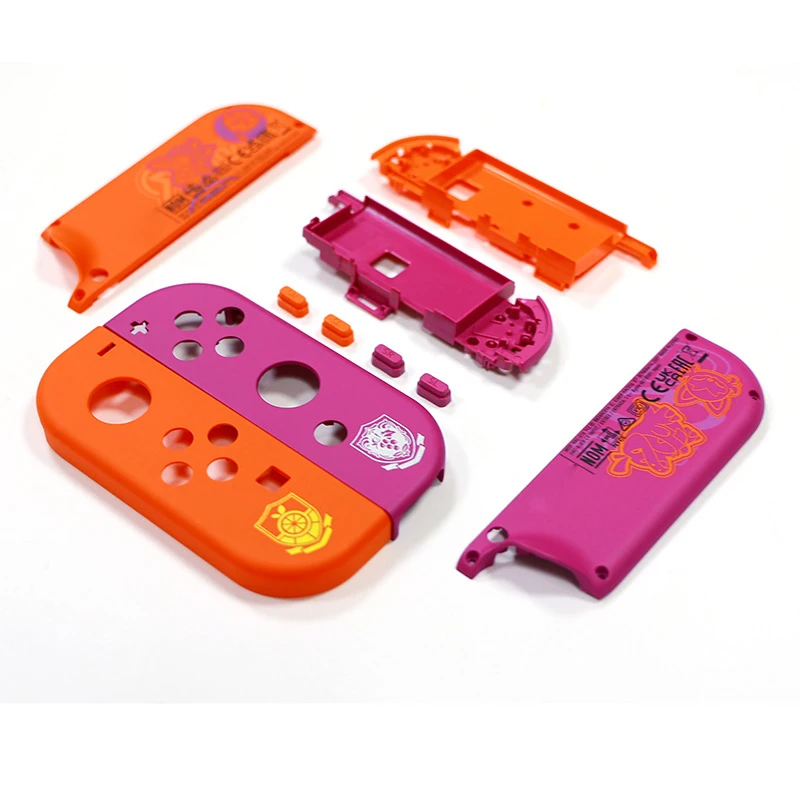 

Сменный корпус для Nintendo Switch NS OLED Limited Joy-con, задняя крышка, чехол «сделай сам» для PM Scarlet и фиолетовый