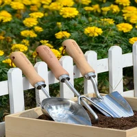 stainless steel garden shovel 13 piece set flower potted outdoor planting loose soil household hand tools