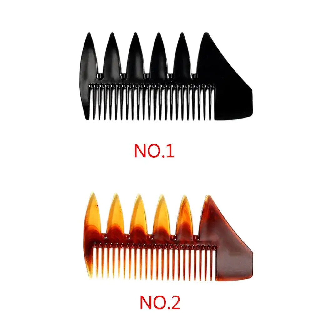 

Мужская Расческа 2 в 1, Мужская Ретро-прическа, экологически чистый материал PS, большая зубная щетка, Расческа для укладки