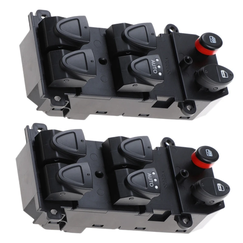 

2X For Honda Civic 2006-2010 Electric Master Control Power Lifter Window Switch 35750-SNA-A130-M1 35750SNAA130M1 RHD