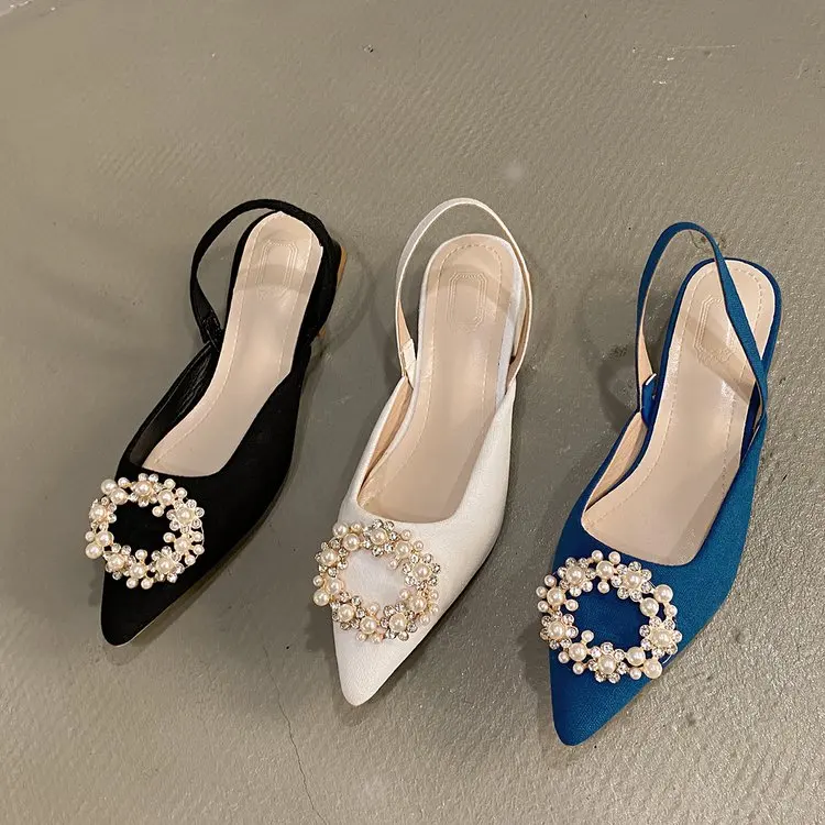 

Женские туфли, новинка 2023, брендовые модные простые свадебные туфли на высоком каблуке с кристаллами и ремешком, удобные летние женские сандалии