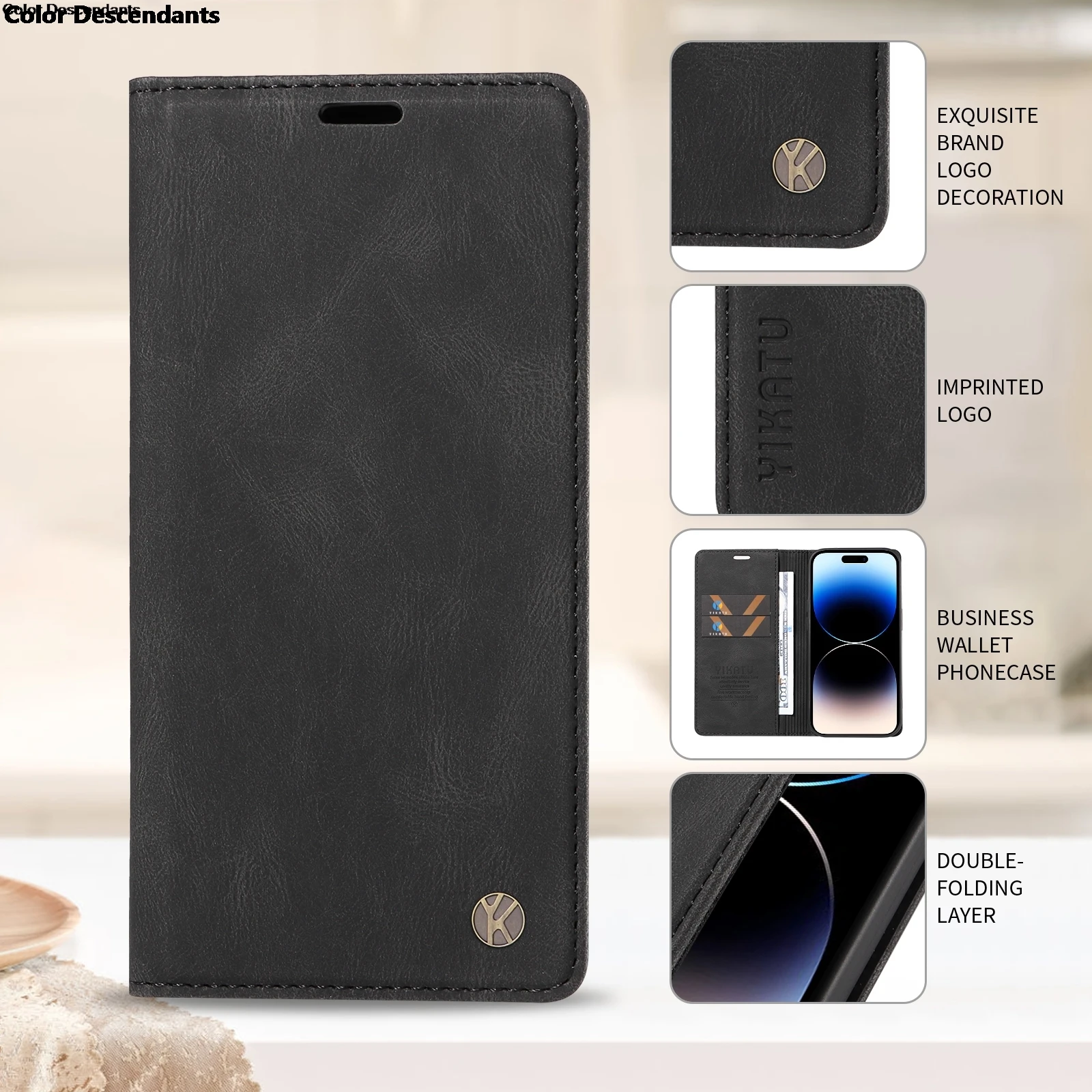 Роскошный кожаный защитный чехол-бумажник для Samsung Galaxy A04E M04 F04 SM-A042F M045F E045F A 04E