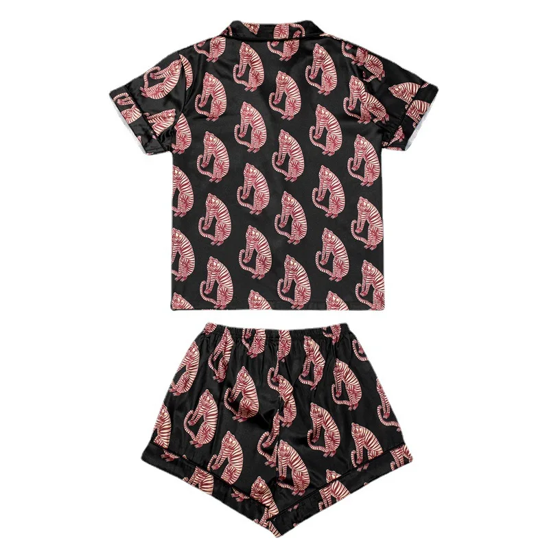 2023summer New Pijamas Short-sleeved Household Clothes Cool Casual Comfortable Cardigan Lapel Women's Home Pyjama Suit Nightgown