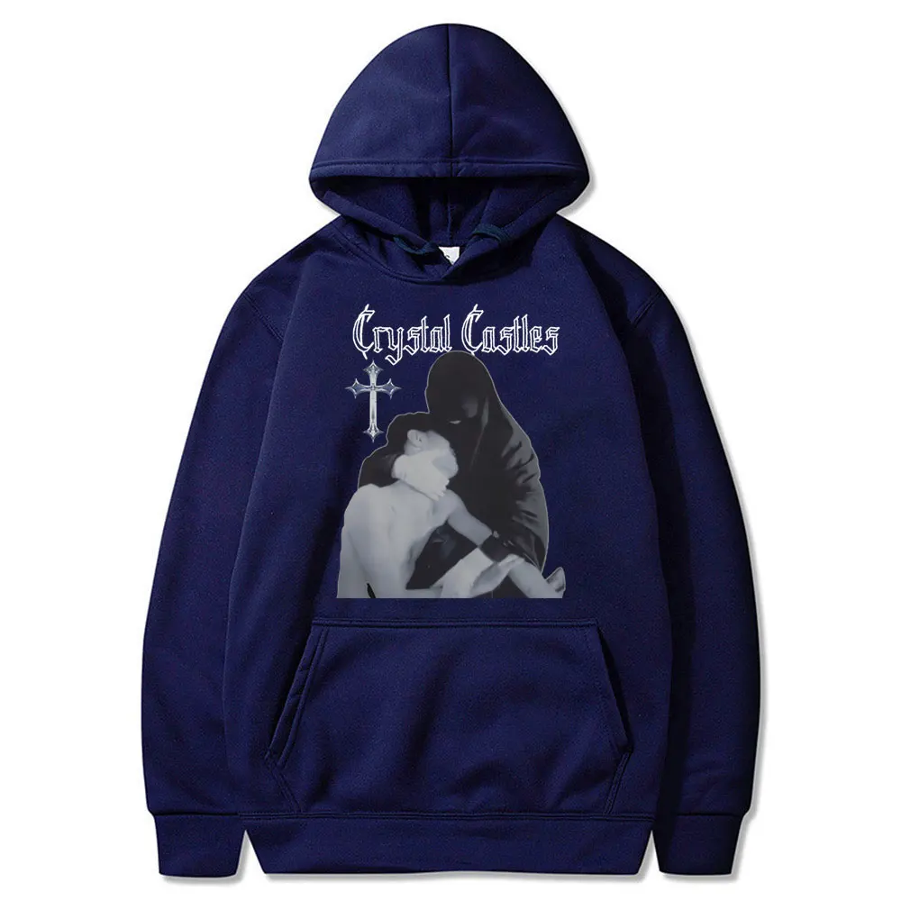 Толстовка мужская с капюшоном повседневная винтажная кофта в стиле хип-хоп замки