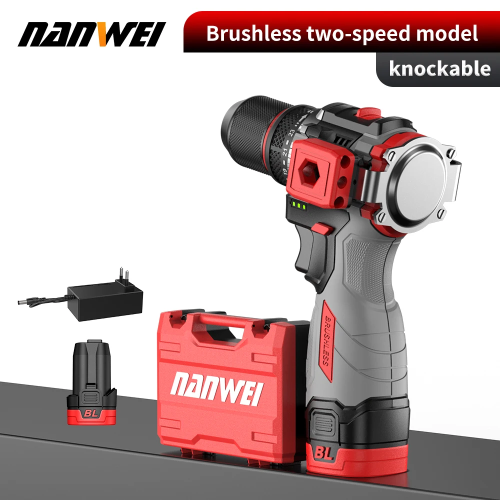 

NANWEI Бесщёточная ударная дрель 16,8 В