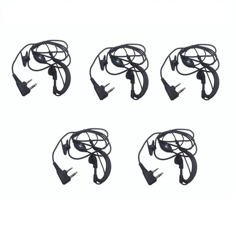 

Walkie Talkie Earphone 5Pcs Ear hook For Baofeng UV-5R UV-5RE UV-6R BF-888S Set