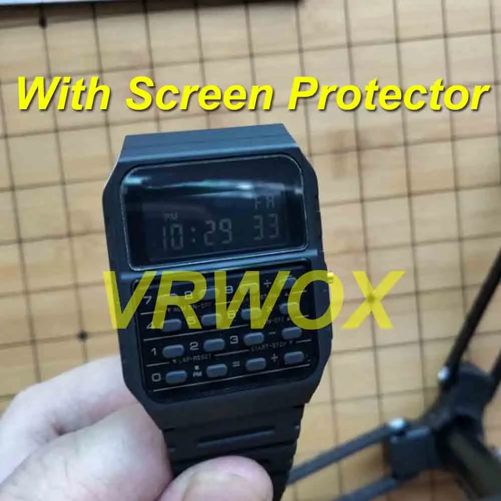 3 Pcs  Protector For CA-53W-1 CA53W-1 CA-53WF-2B CA-53WF-1B CA-53WF-4B CA-53WF-4B Watch Clear TPU  Nano Explosion-proof