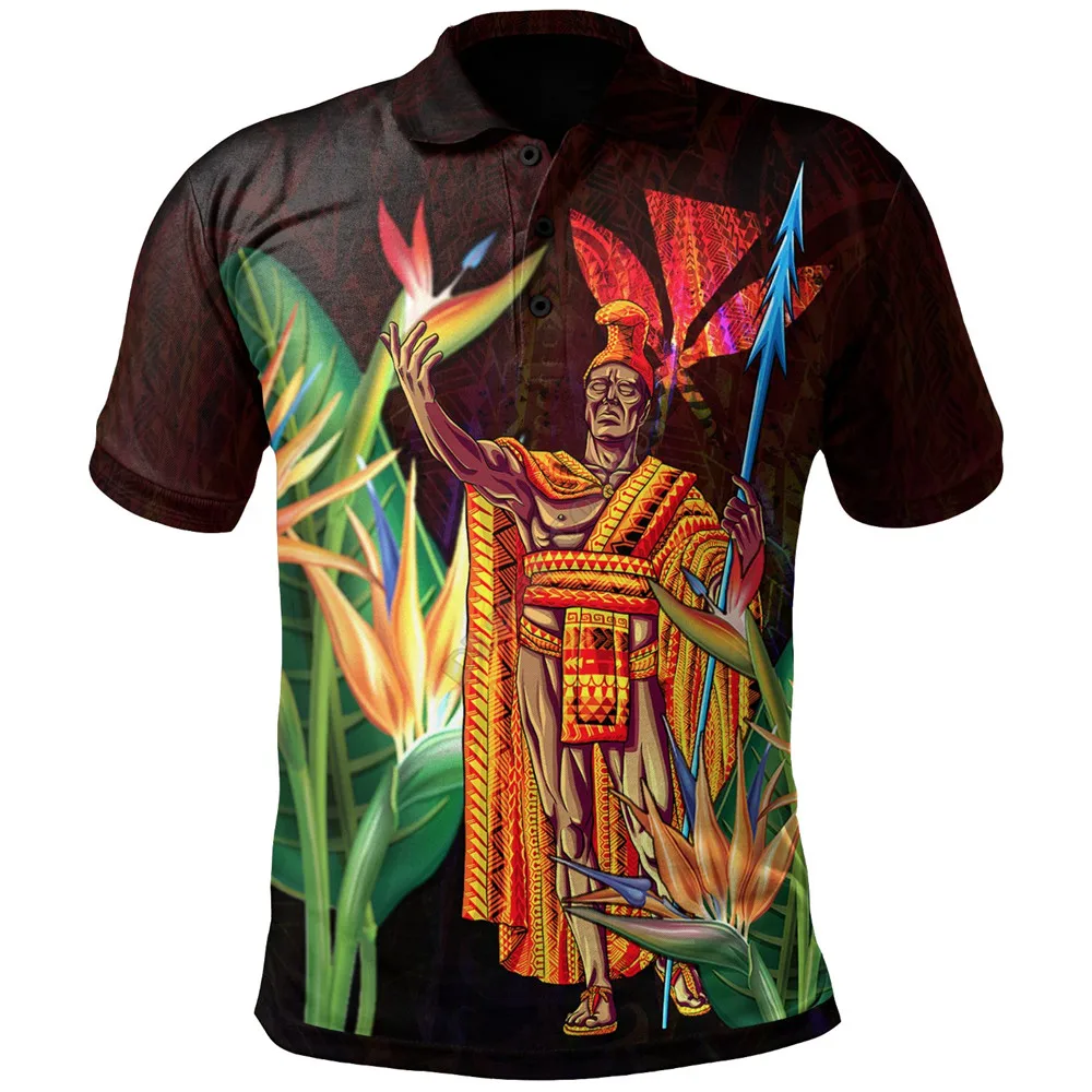 

Men's Polo Shirt 3d Mayan Print Polo Shirt For Men's Street Vintage Tops Summer Fashion Lapel Tops Casual Premium Men's Clothing