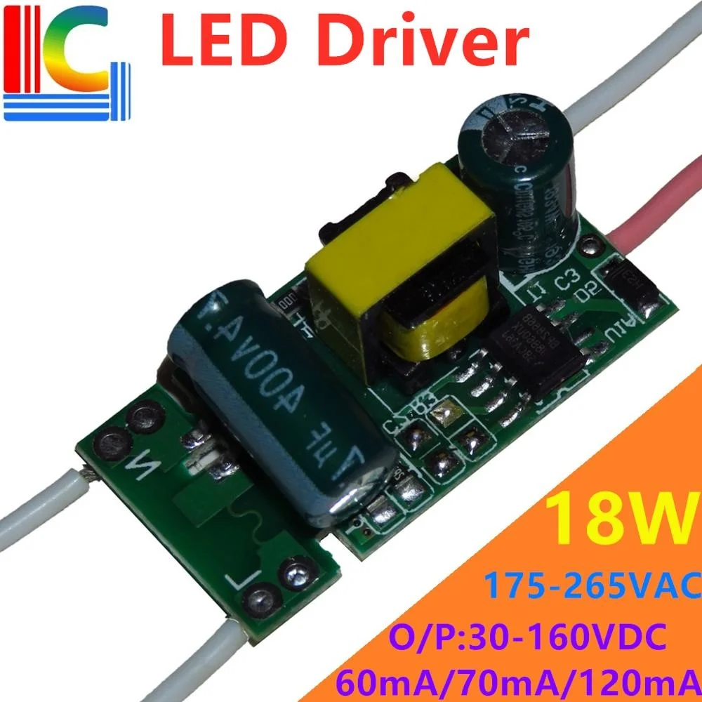 

BP2866B 9W 12W 15W 18W LED Driver 60mA 70mA 100mA 120mA Power Supply 175-265V transformer for T5 T8 LED Tube DIY LED Bulb Strip