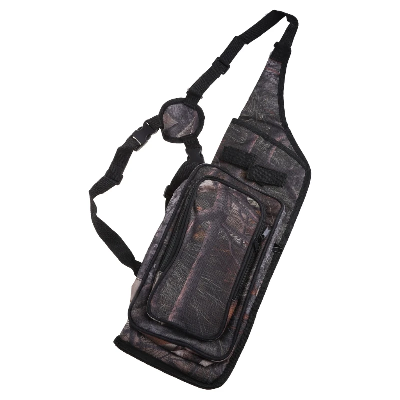 

Arrow Quiver Adjustable Archery Bag Hunting Back Arrow Quiver Tube with Back Strap Archery Arrow Case Holder