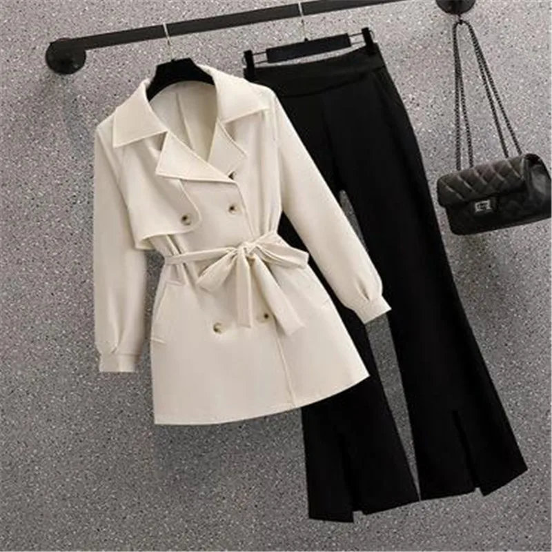 

Весенняя коллекция 2023, оригинальная куртка, повседневный Расширенный костюм из двух предметов, элегантный брючный костюм, офисный костюм