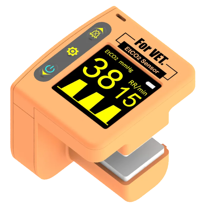 

Memo Etco2 sensor for Veterinary Version Portable Capnograph Real-Time of EtCO2 Analyzer