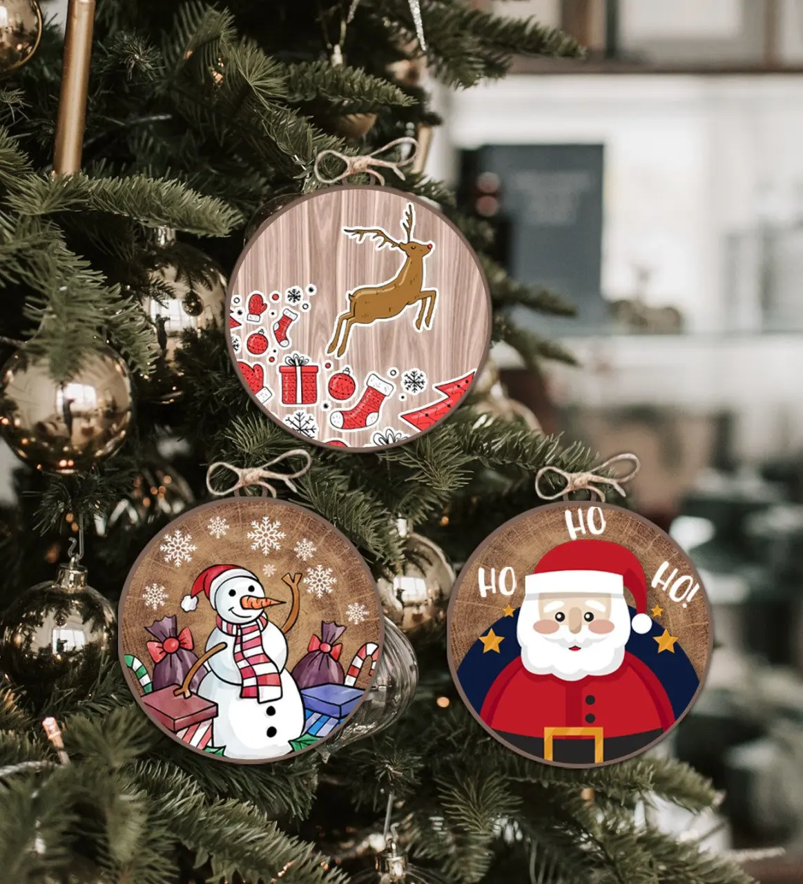

BK Gift 3'lü Деревянная Рождественская елка ТС 1