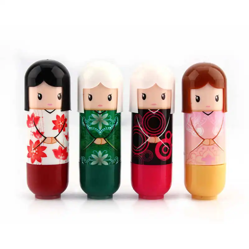

Hot Lovely Pure Natural Small Portable Lip Balm Lipstick Moisturizer 4 Flavors For Girl Women Baby