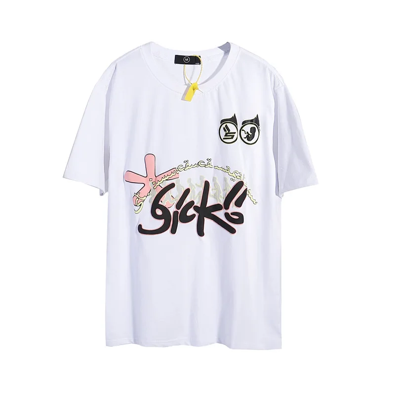 

New 2022 Sicko Foaming Born From Pain IAN CONNOR T Shirts T-Shirt Hip Hop Skateboard Street Cotton T-Shirts Tee Top kenye #F1