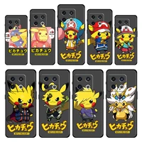 black case coque for oneplus 9r nord 2 5g 7t 9 9rt 8 pro 10 pro 8t 5g nord 5g n10 phone matte original pokemon pikachu marvel