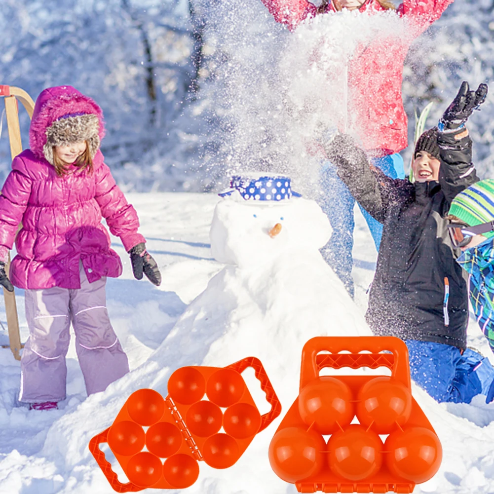 Круглый зажим для снежника детская пластиковая форма зимнего песка инструмент