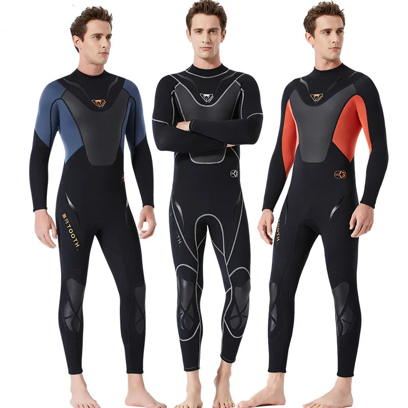 

3mm Neoprene Wetsuit Men Women Swimsuit Equipment for Diving Scuba Swimming Surfing Spearfishing Suit Triathlon Wetsuits