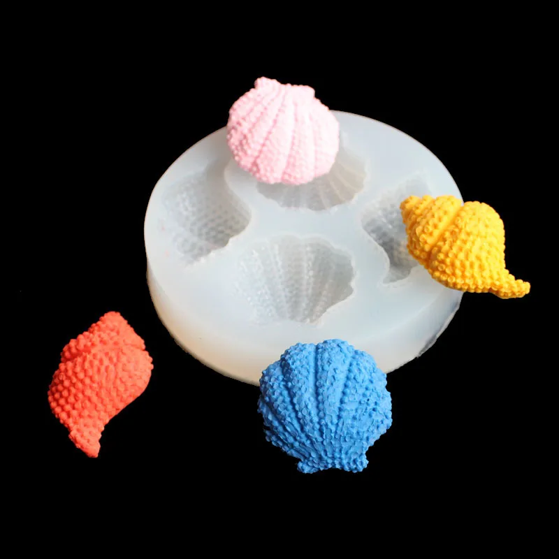 

Seashell Conch Chocolate Silicone Mold Fondant Cake Silicone Mold Ocean Series DIY Candy Baking Tools Sugarcraft Pastry Mould