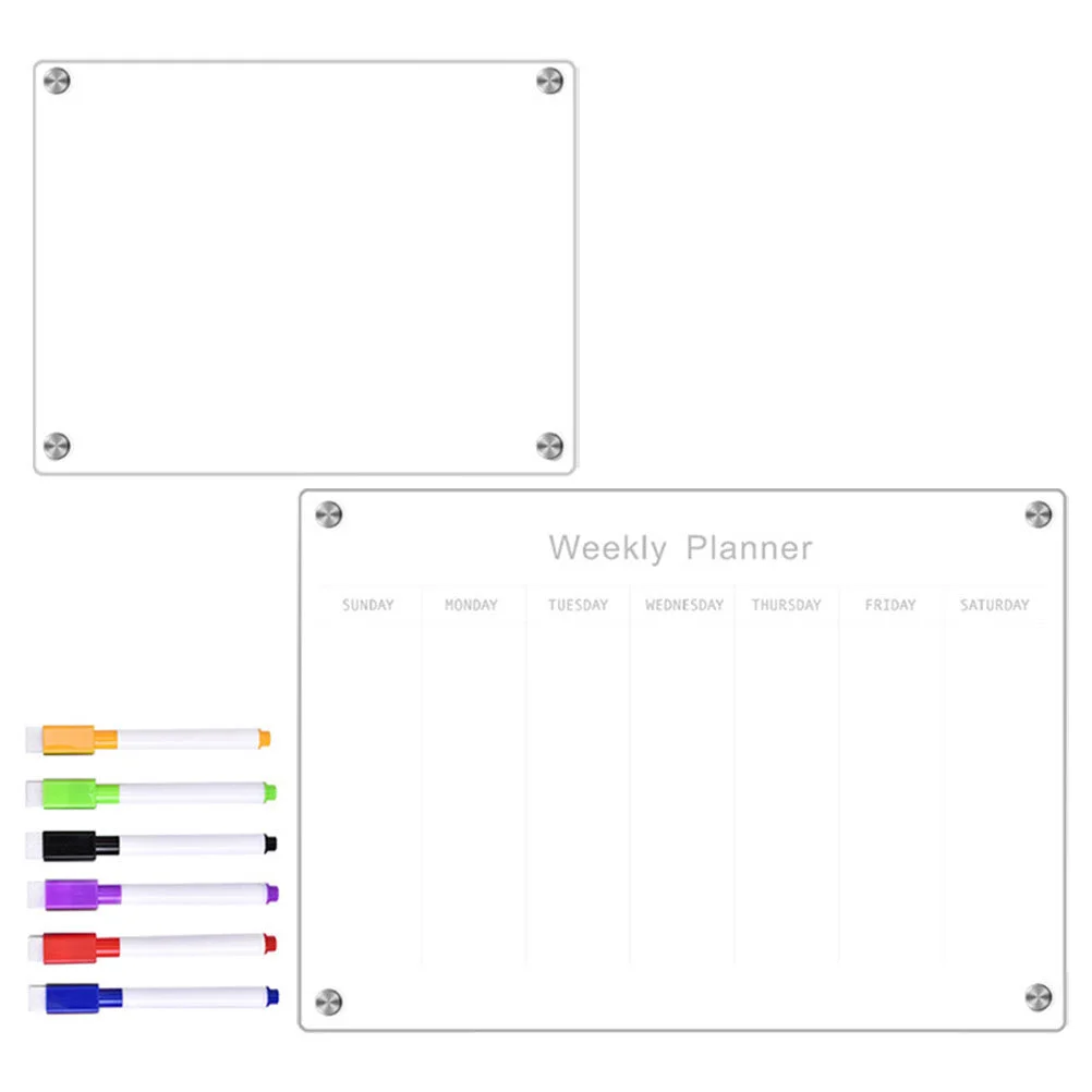 

Магнитный календарь, лист холодильника, сухой стираемый, планировщик, доска для объявлений, акриловая прозрачная настенная доска