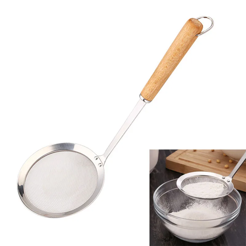 

Сито для муки из нержавеющей стали, масляная сетка, дуршлаг, сетка, сито для масла, инструменты для выпечки, фильтр для скиммирования