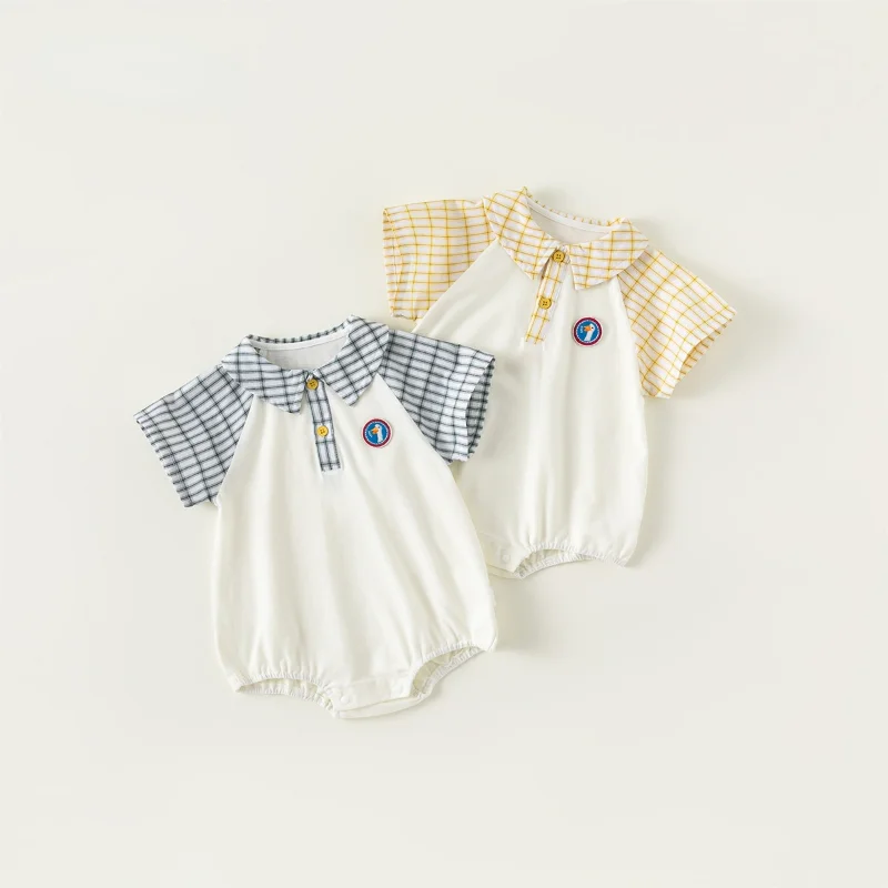 Children's Clothing Baby Bodysuits Jumpsuit for Kids Plaid Baby Clothing Kids Clothes Baby Clothes Girl Baby Girl Romper Newborn