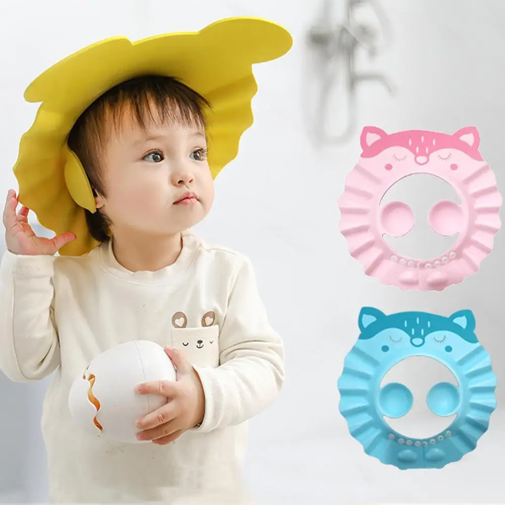 

1 шт., мягкая шапка для мытья волос, с мультяшным рисунком