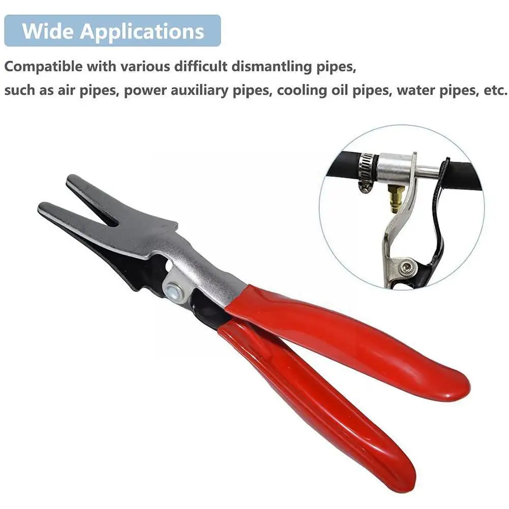 

Automobile Universal Angled Fuel Vacuum Line Tube Hose Tools Pipe Tools Remover Removal Separator Pliers T9T5