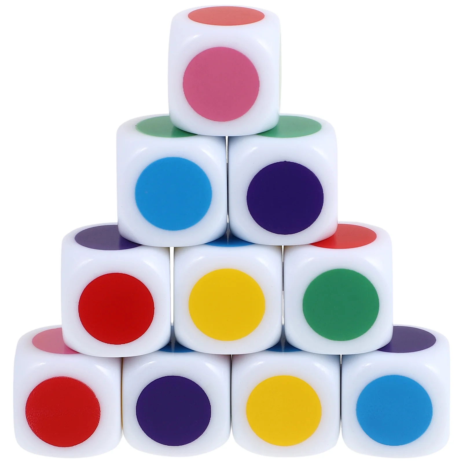 

Dice Color Game Dices Sided Gamesparty Brain Learning Classroom Printed Interactive Teaching Set Polyhedralcarnival Novelty Mini