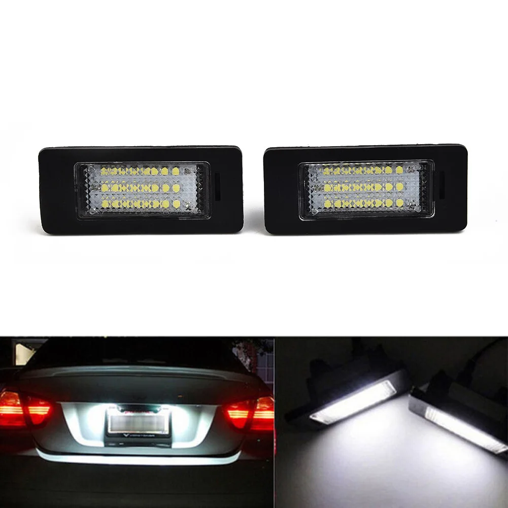 

2pcs 24LED License Plate Light For BMW 1 Series E82 E88 F20 F21 2008-2012 For BMW 3 Series E90 E91 E92 E93 F30 Car Light Part