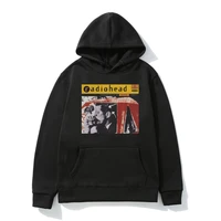 radiohead english rock band 1985 vintage hoodie hip hop music album black long sleeve sweatshirt unisex pullover streetwear tops