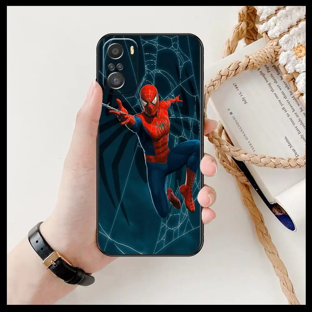 Фото Чехол для телефона с изображением Человека-паука 2022 для xiaomi redmi 11 Lite pro Ultra 10 9 8 MIX 4 FOLD 10T, Черный силиконовый чехол №5
