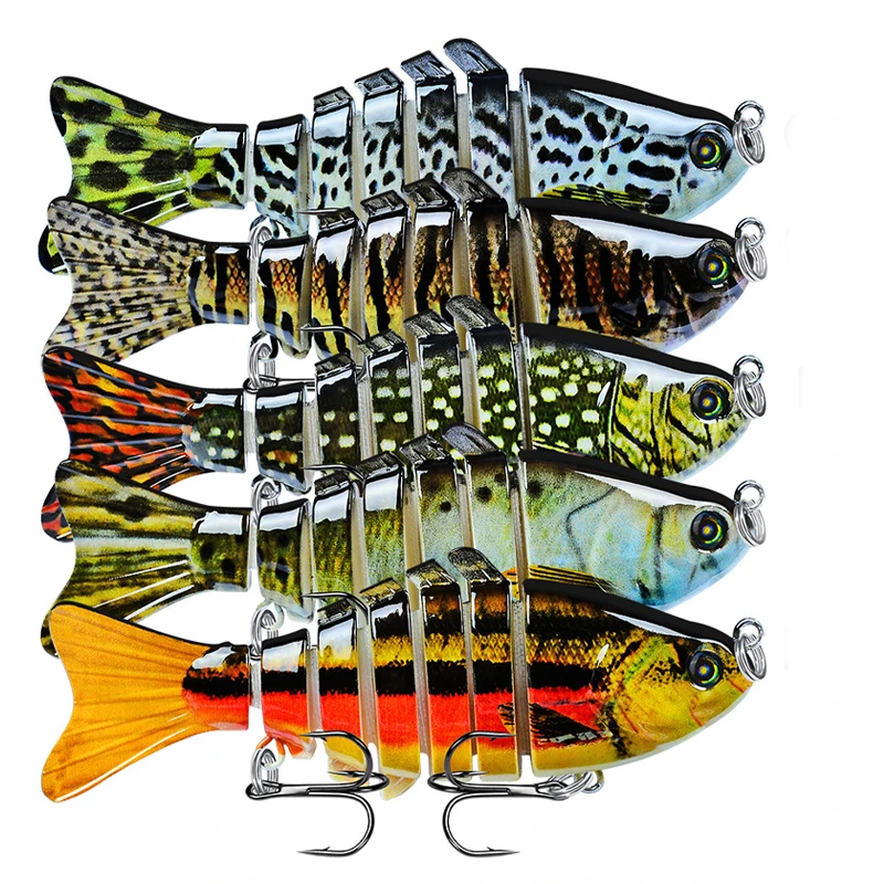 

10cm road sub bait plastic hard bait 15.5g multi section fish 7 section road sub biomimetic bait fake bait fish bait
